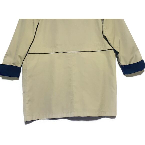 Amanda Smith Coat Women's Size 12 Brown Tan Button-Up Mid Length Lined - Picture 8 of 8